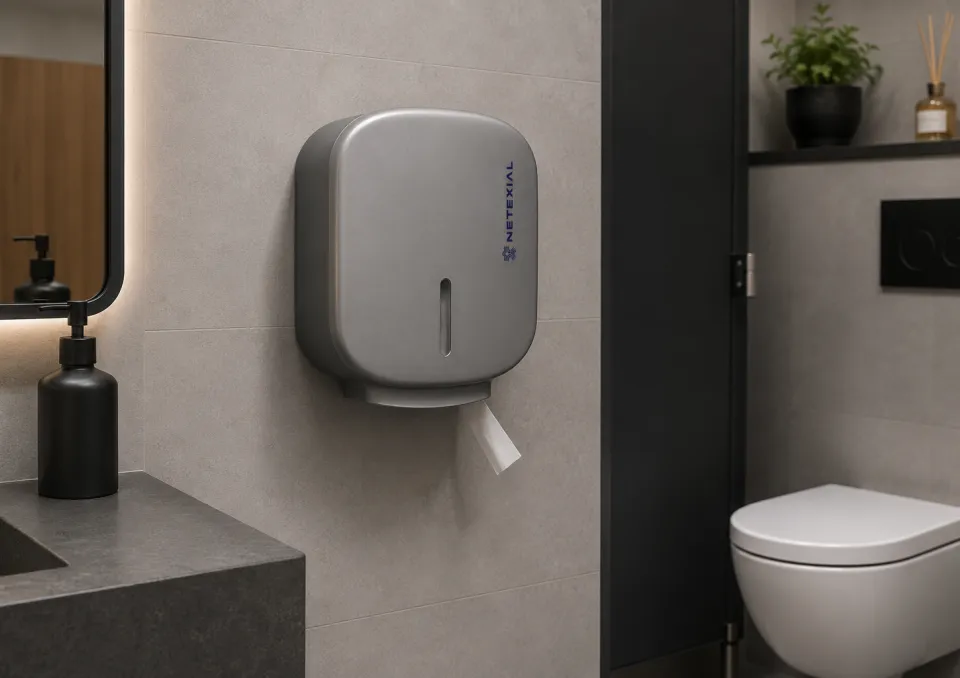Distributeur de papier toilettes entreprise